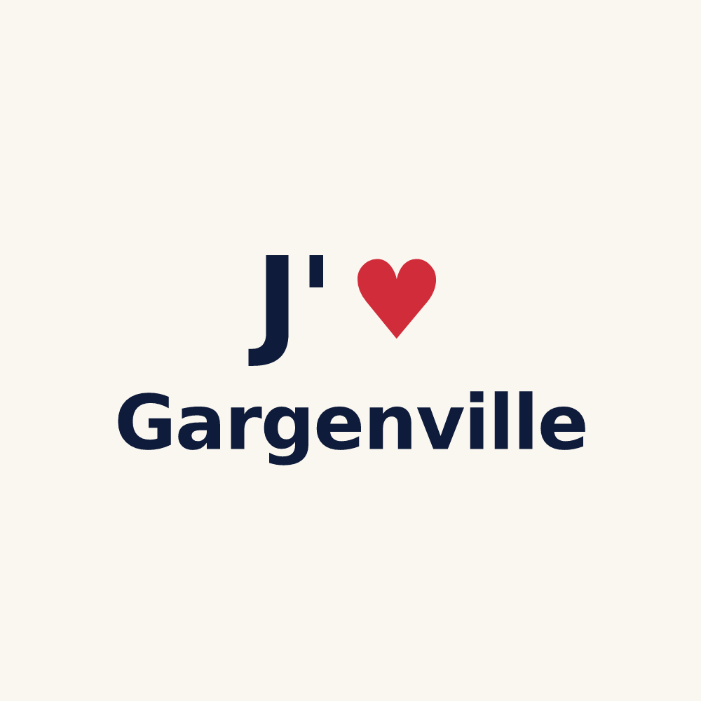 Tasse personnalisée Gargenville — design J'aime Gargenville