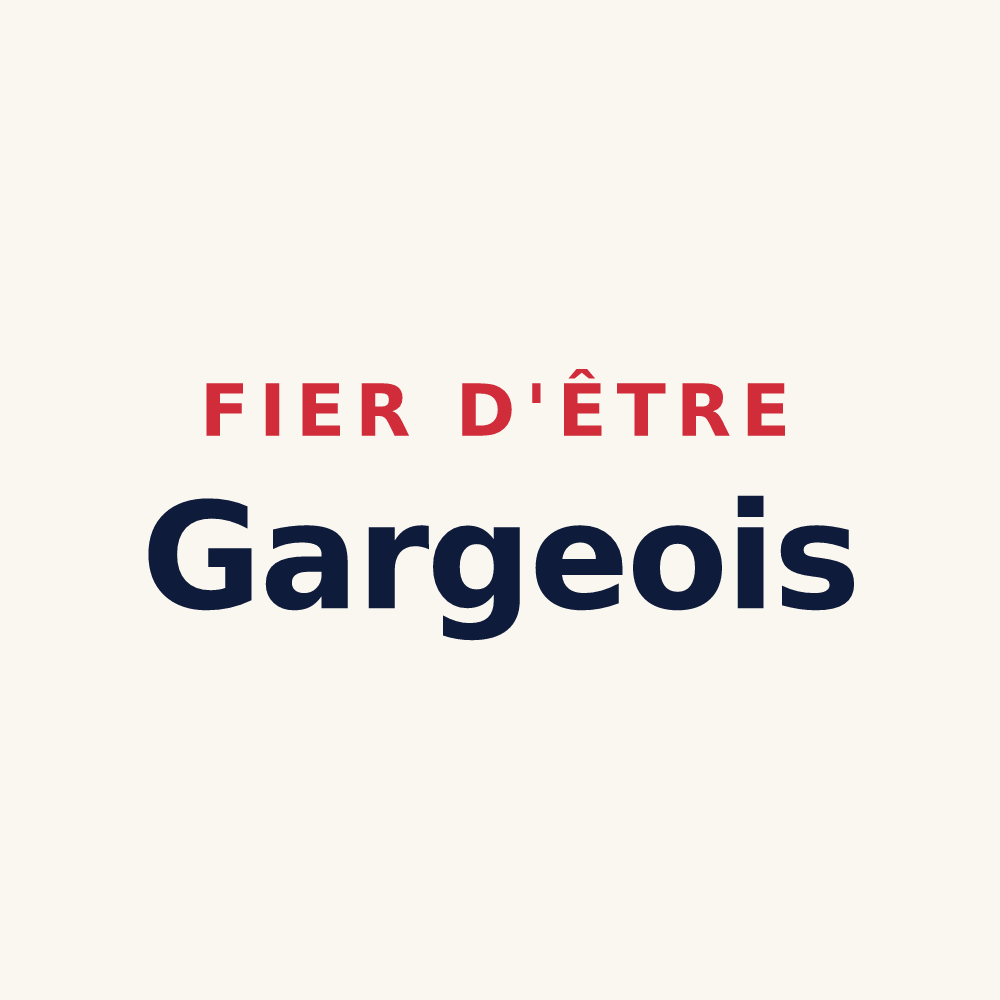 Tasse « Fier d'être Gargeois » — design pour Garges-lès-Gonesse