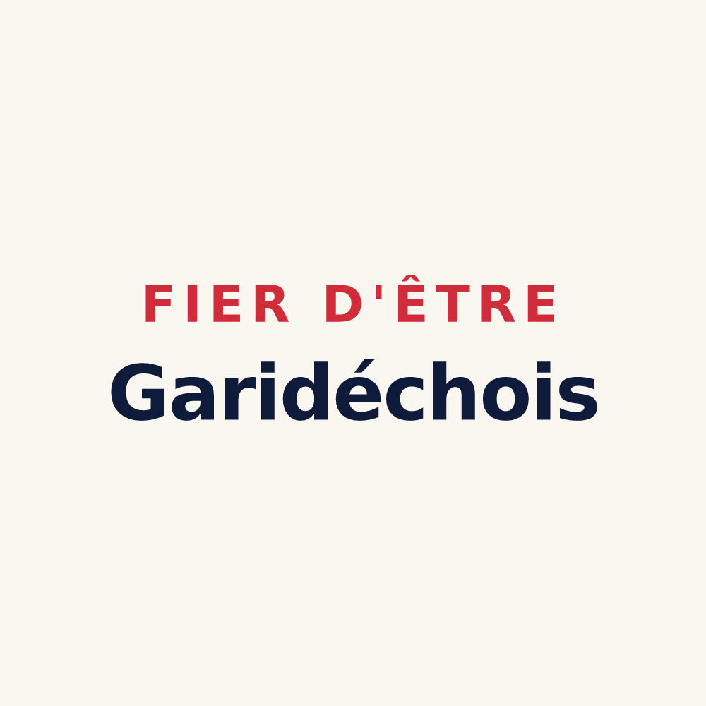Tasse « Fier d'être Garidéchois » — design pour Garidech