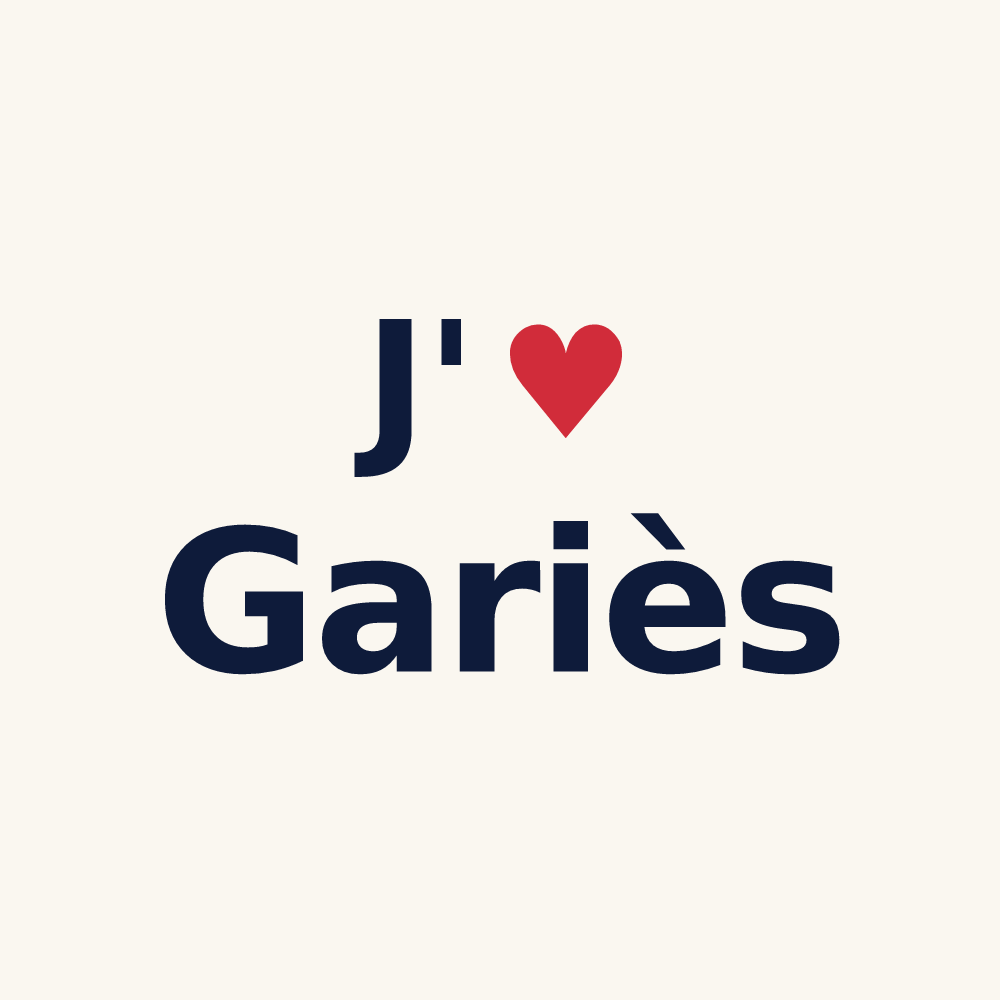 Tasse personnalisée Gariès — design J'aime Gariès