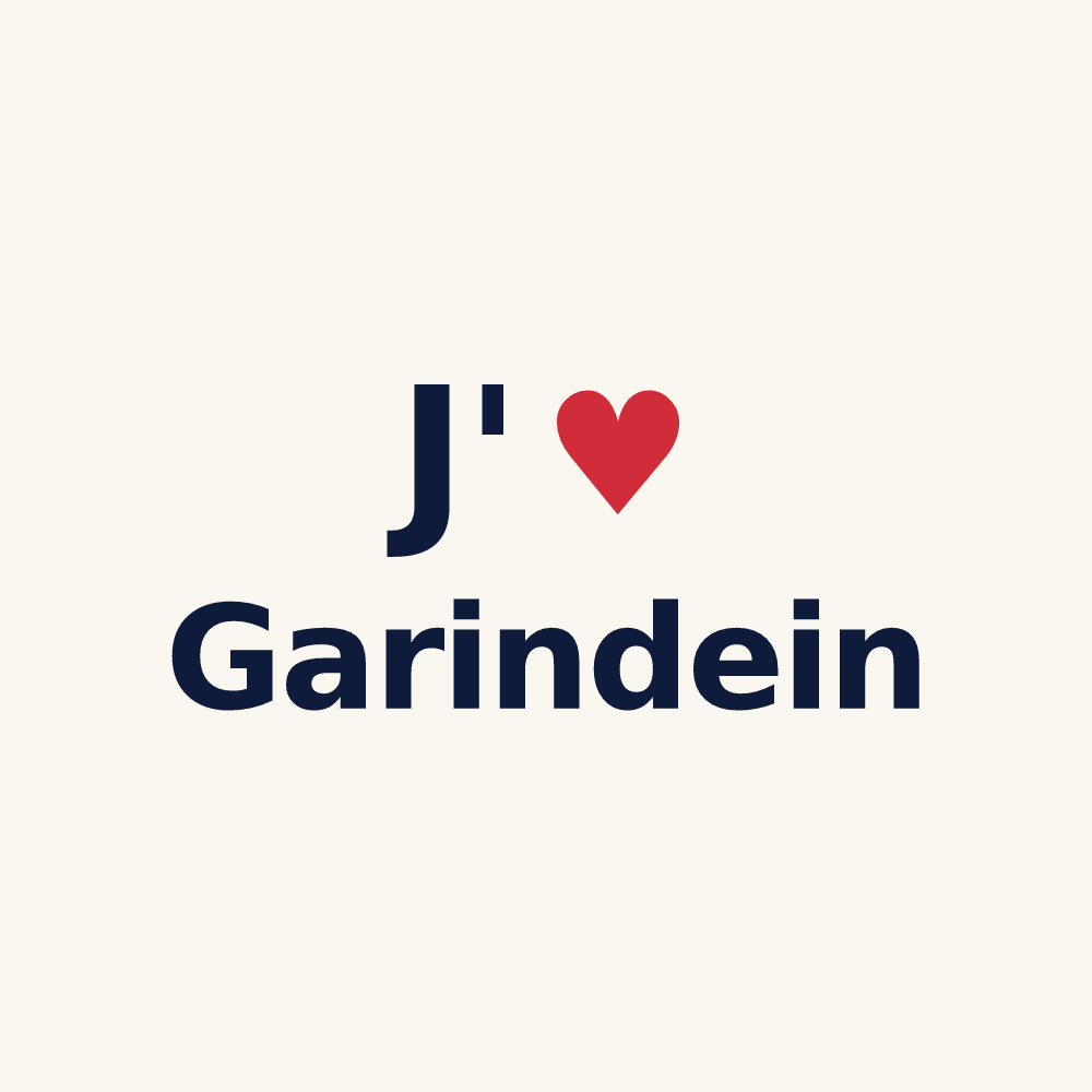 Tasse personnalisée Garindein — design J'aime Garindein
