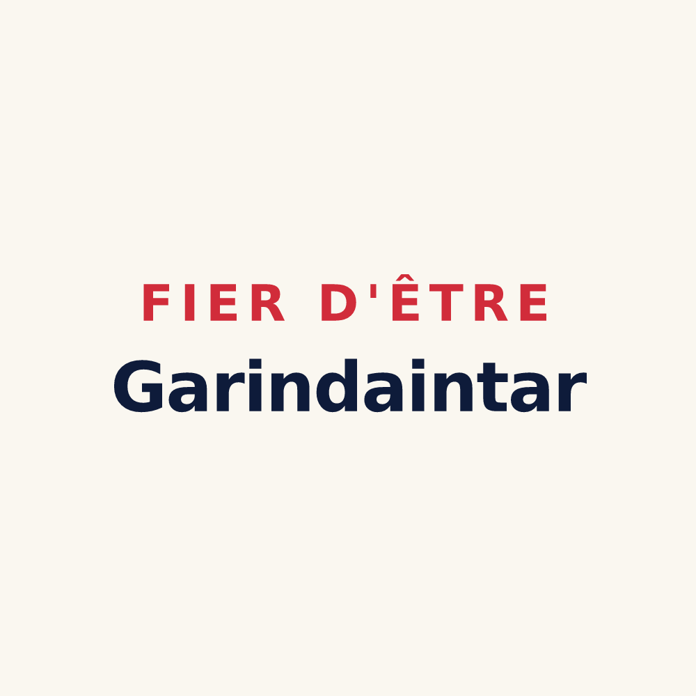 Tasse « Fier d'être Garindaintar » — design pour Garindein