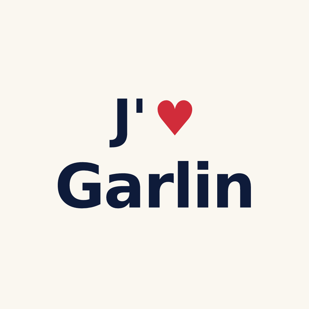 Tasse personnalisée Garlin — design J'aime Garlin