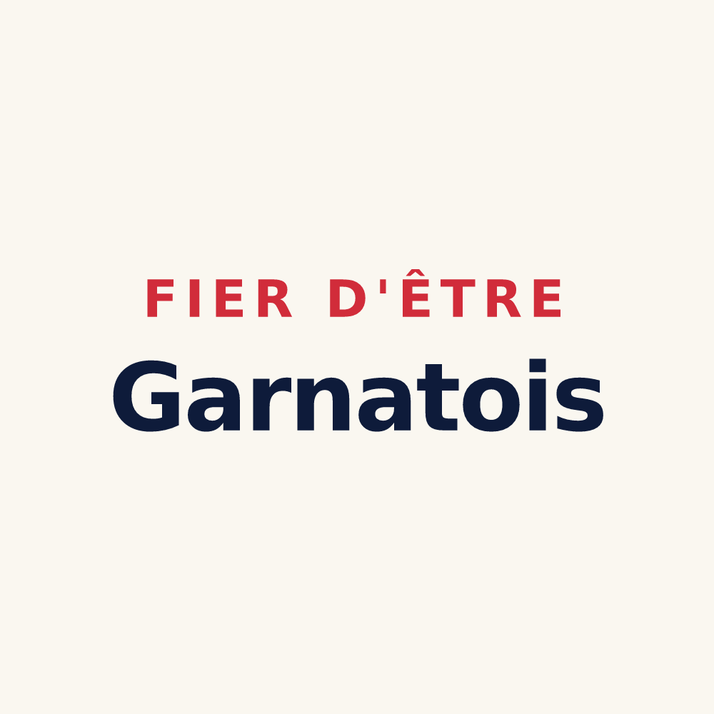 Tasse « Fier d'être Garnatois » — design pour Garnat-sur-Engièvre