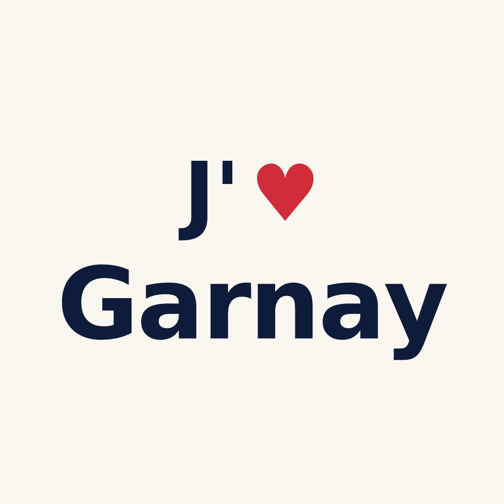 Tasse personnalisée Garnay — design J'aime Garnay
