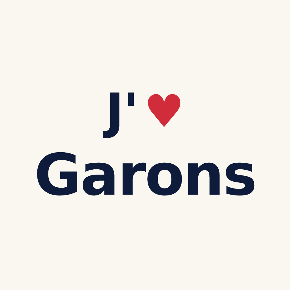 Tasse personnalisée Garons — design J'aime Garons