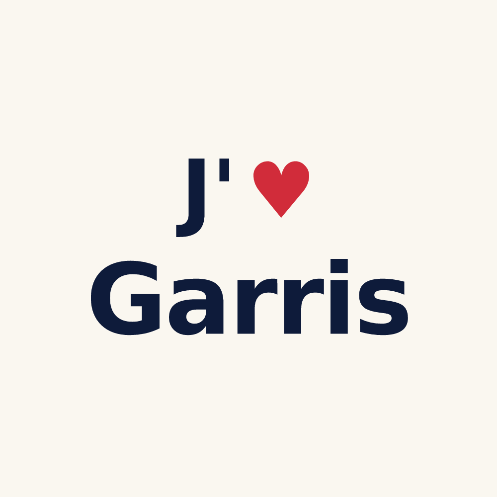 Tasse personnalisée Garris — design J'aime Garris