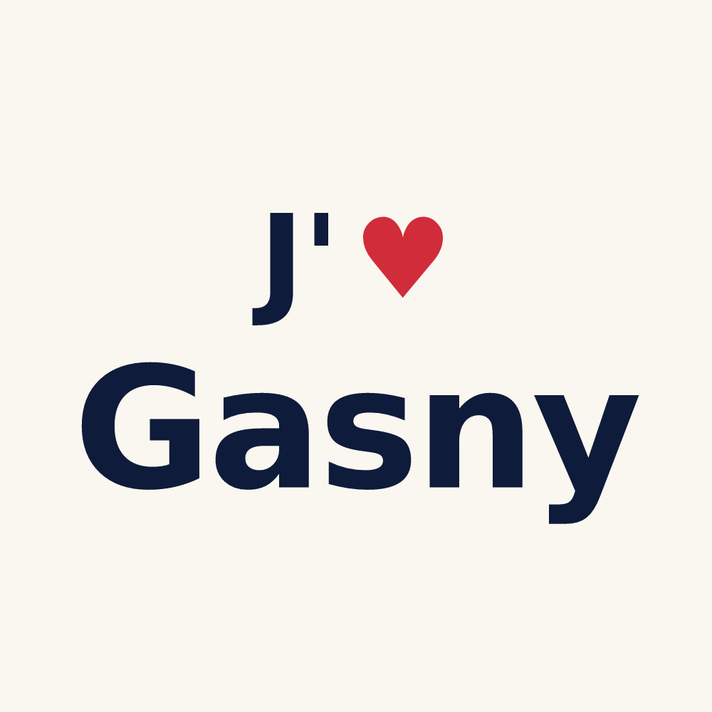 Tasse personnalisée Gasny — design J'aime Gasny