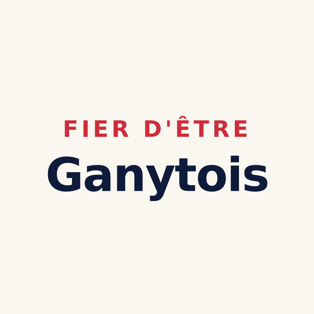 Tasse « Fier d'être Ganytois » — design pour Gasny