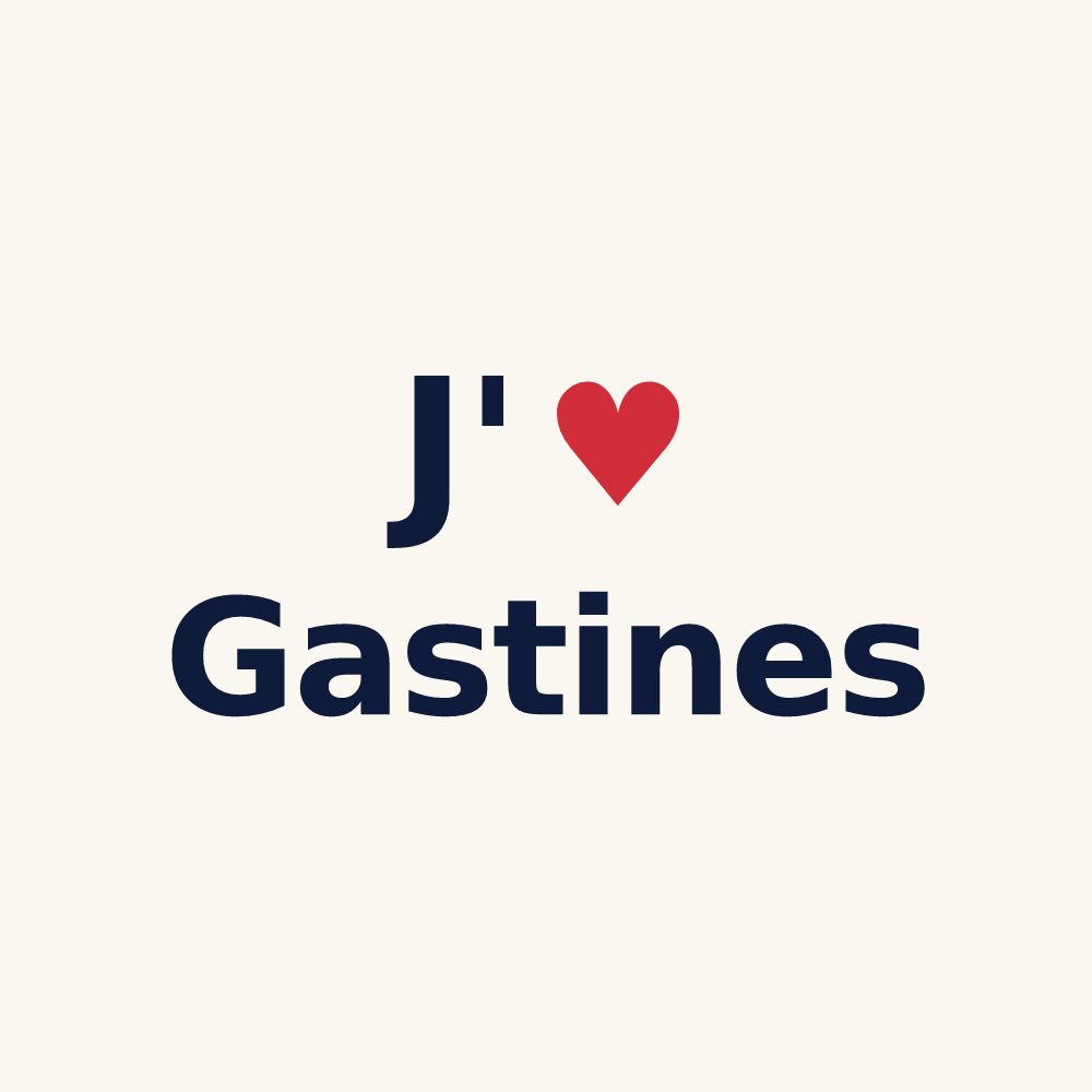 Tasse personnalisée Gastines — design J'aime Gastines