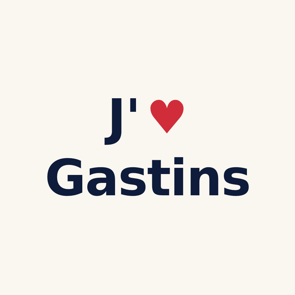 Tasse personnalisée Gastins — design J'aime Gastins