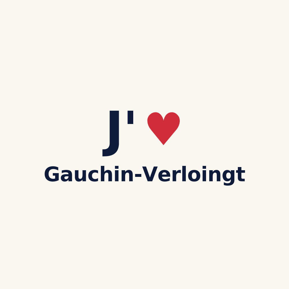 Tasse personnalisée Gauchin-Verloingt — design J'aime Gauchin-Verloingt