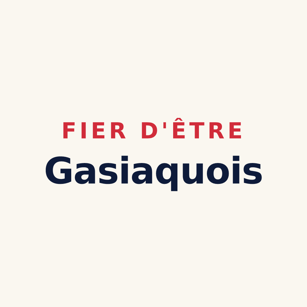 Tasse « Fier d'être Gasiaquois » — design pour Gauchy