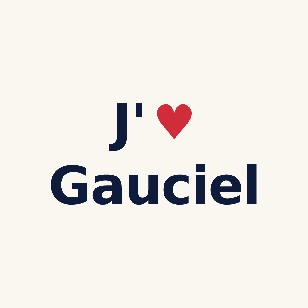 Tasse personnalisée Gauciel — design J'aime Gauciel