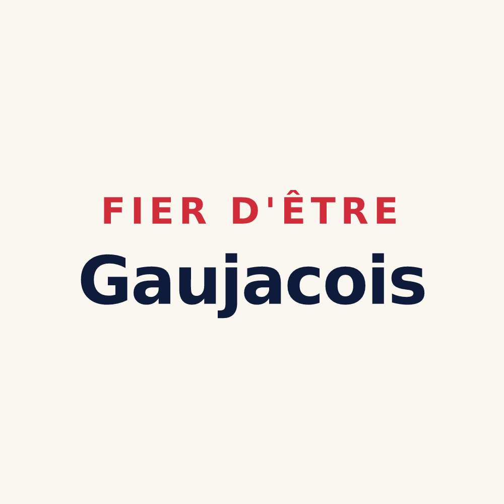 Tasse « Fier d'être Gaujacois » — design pour Gaugeac