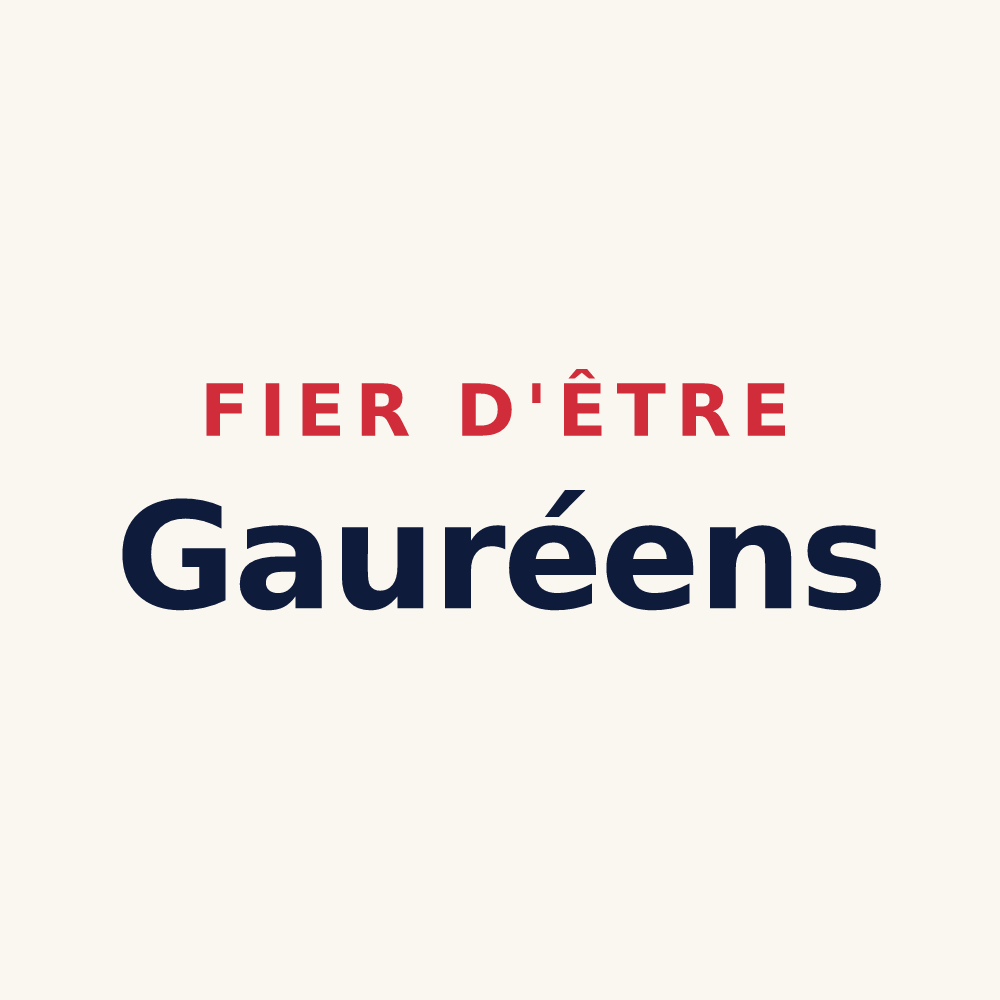 Tasse « Fier d'être Gauréens » — design pour Gauré
