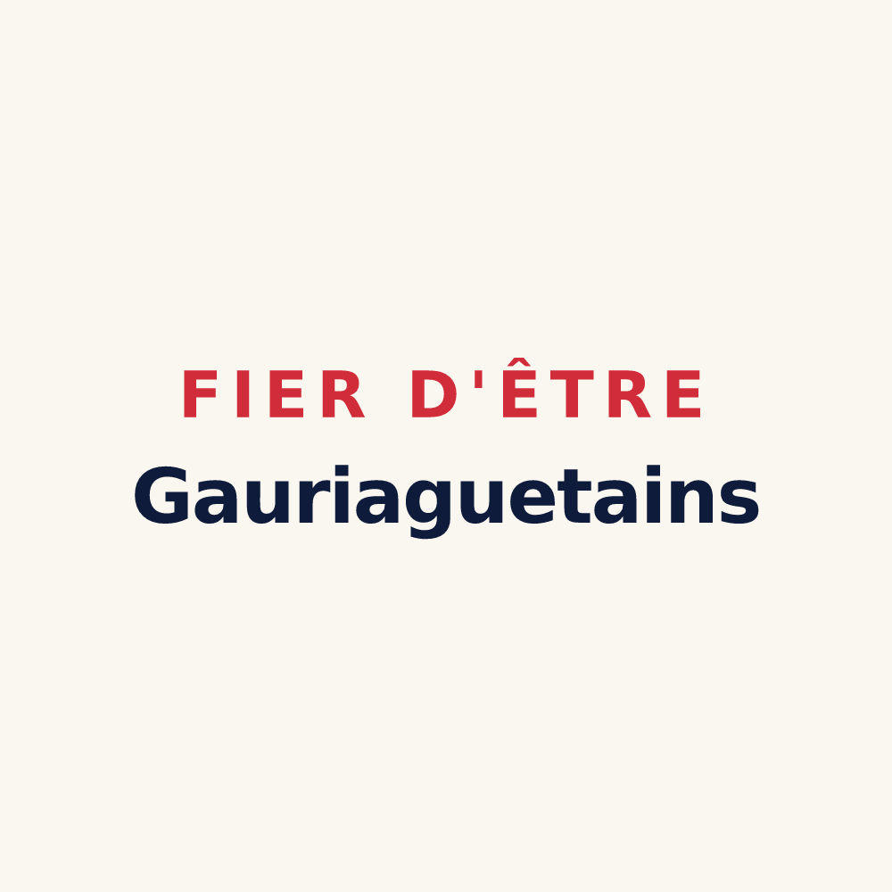 Tasse « Fier d'être Gauriaguetains » — design pour Gauriaguet