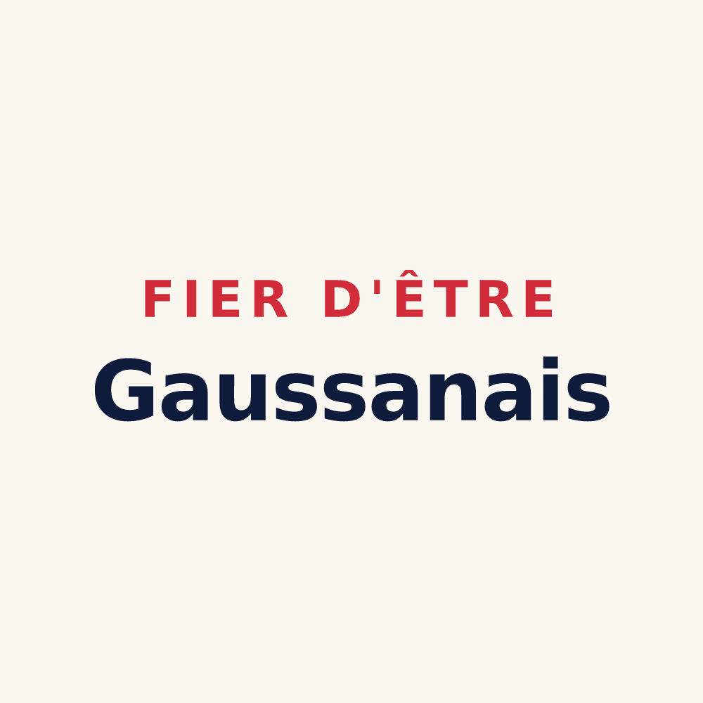 Tasse « Fier d'être Gaussanais » — design pour Gaussan