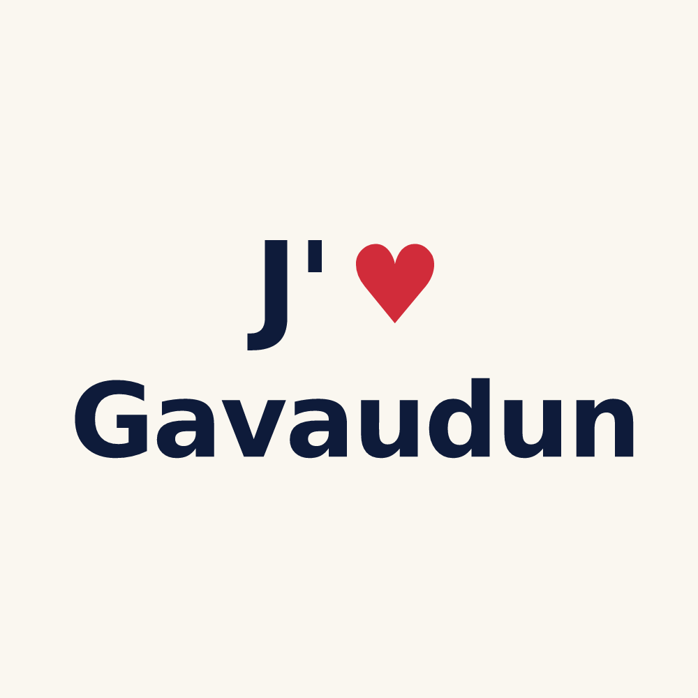 Tasse personnalisée Gavaudun — design J'aime Gavaudun