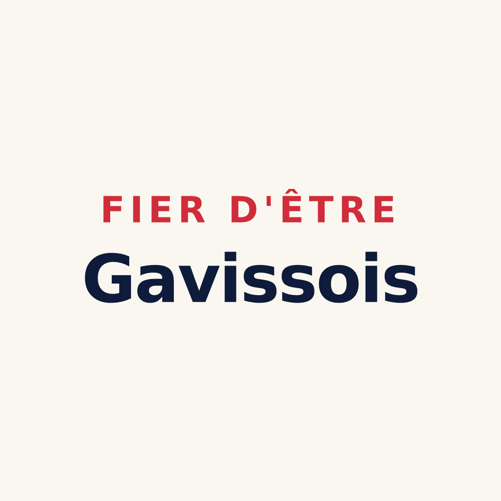 Tasse « Fier d'être Gavissois » — design pour Gavisse