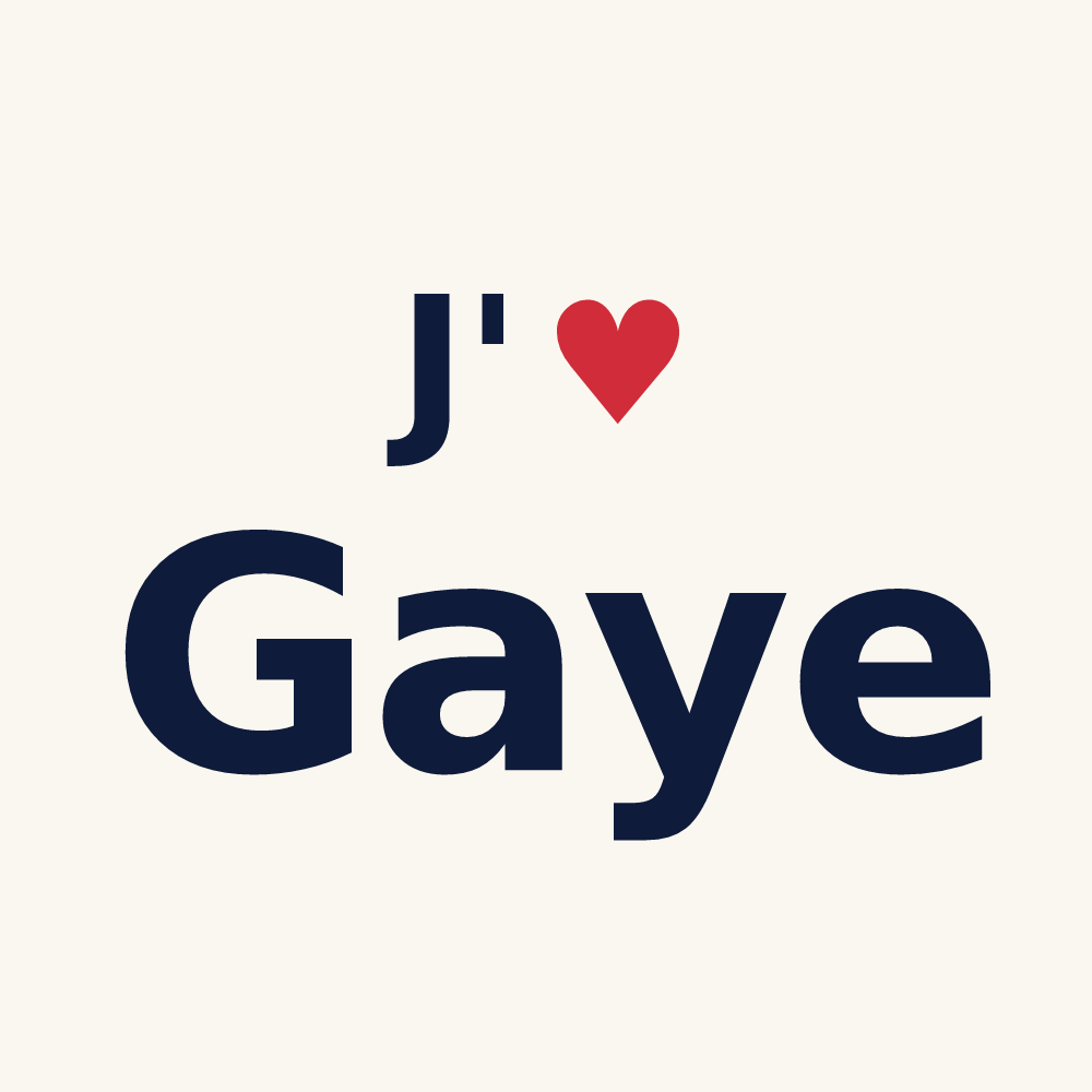 Tasse personnalisée Gaye — design J'aime Gaye