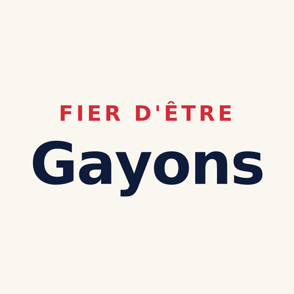 Tasse « Fier d'être Gayons » — design pour Gaye