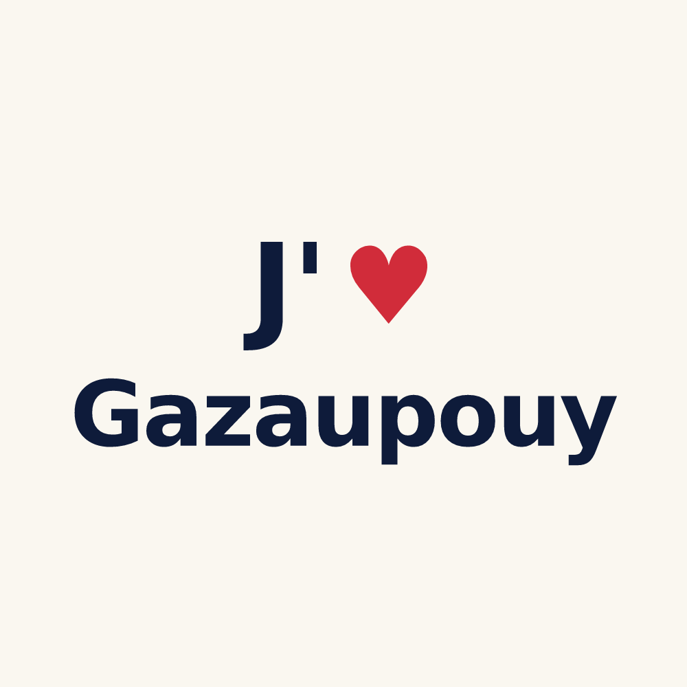 Tasse personnalisée Gazaupouy — design J'aime Gazaupouy