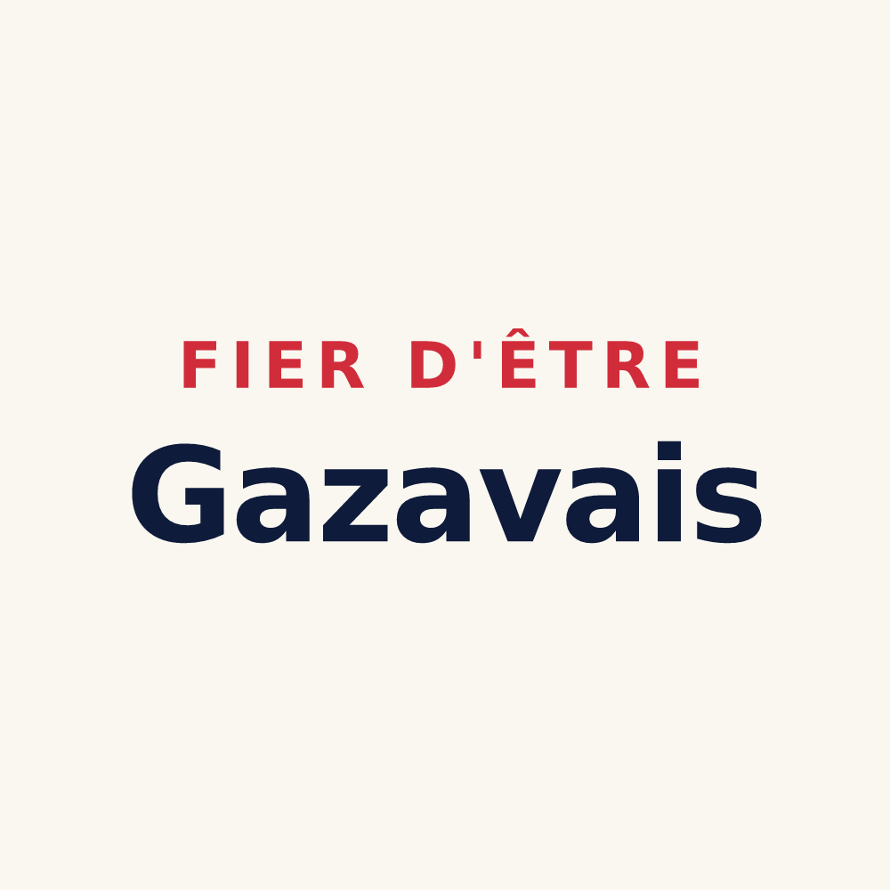 Tasse « Fier d'être Gazavais » — design pour Gazave