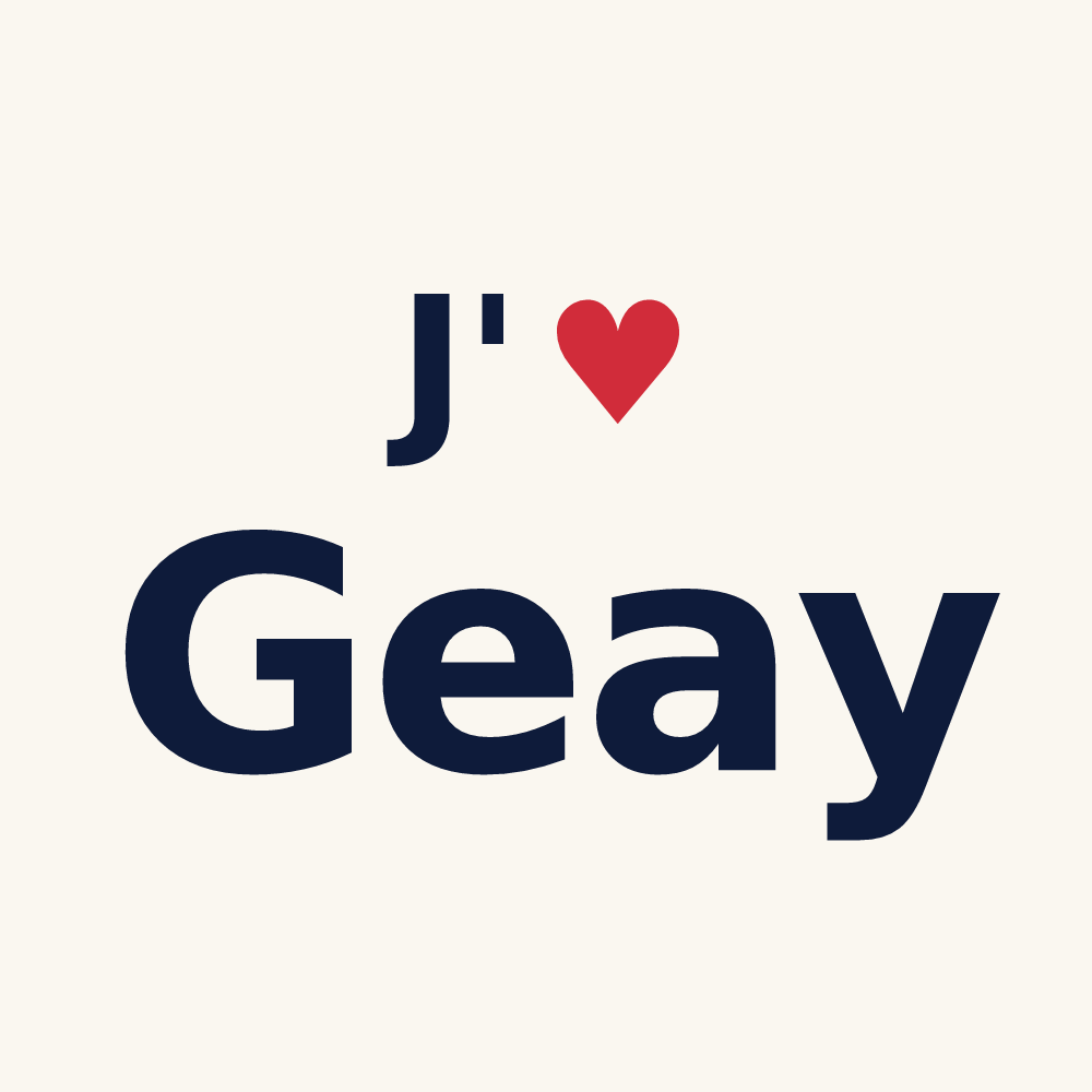 Tasse personnalisée Geay — design J'aime Geay