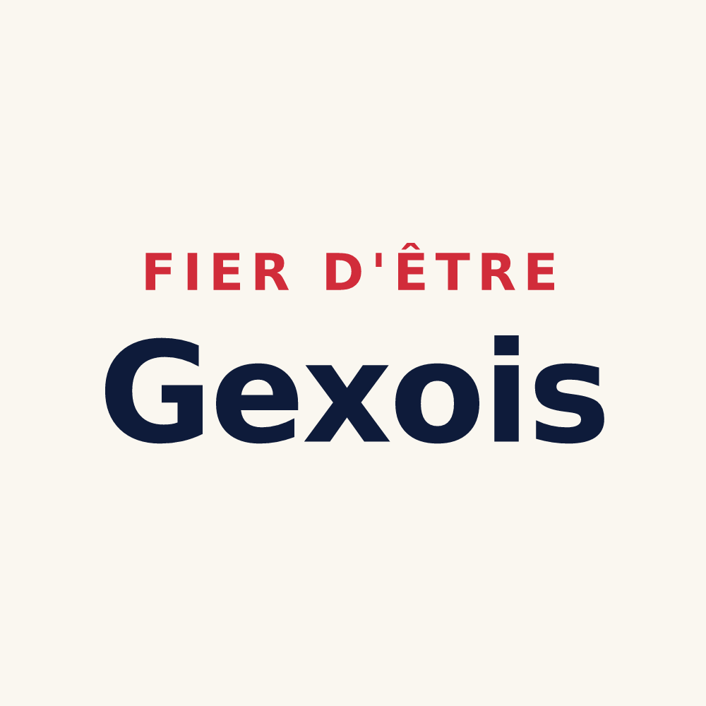 Tasse « Fier d'être Gexois » — design pour Geay