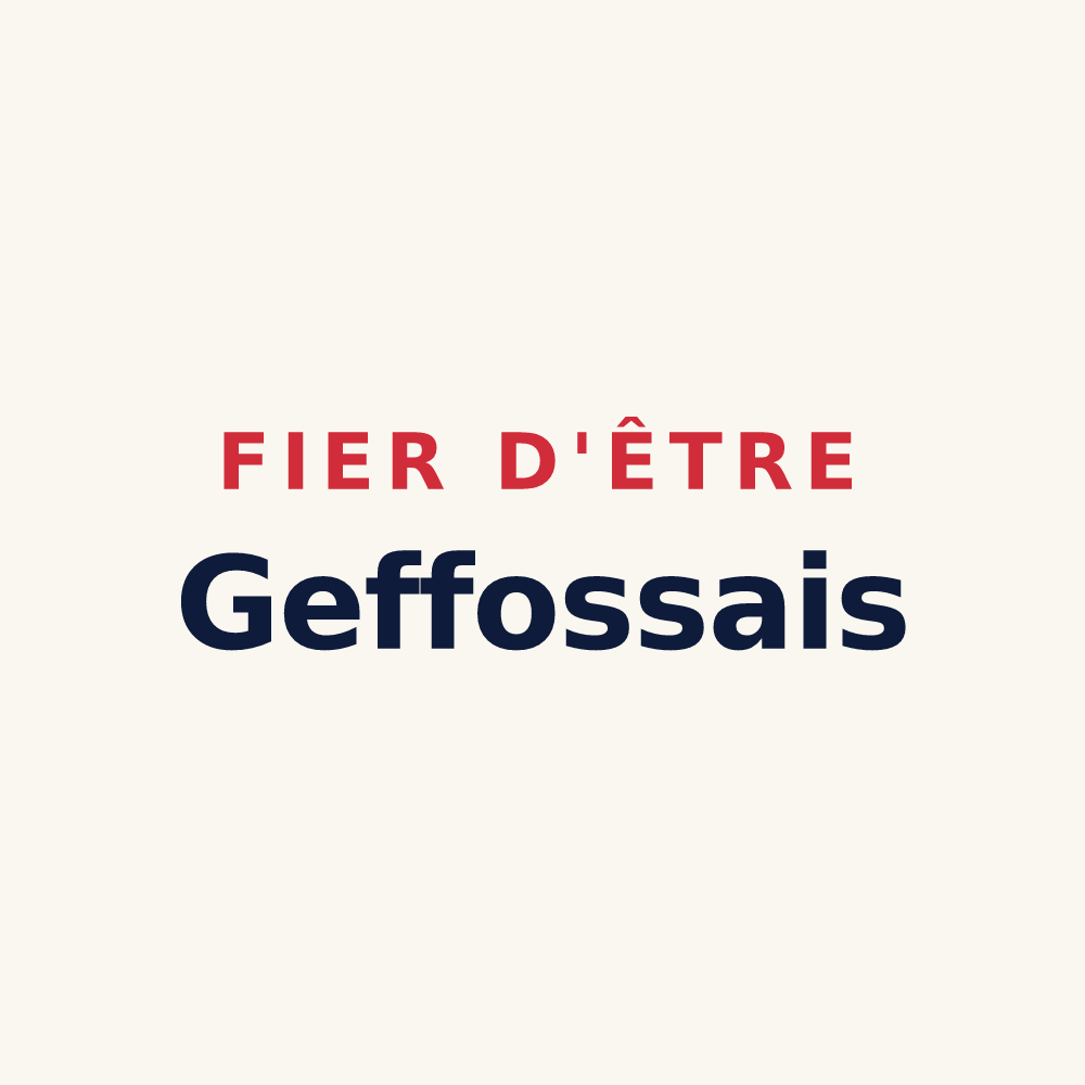 Tasse « Fier d'être Geffossais » — design pour Geffosses