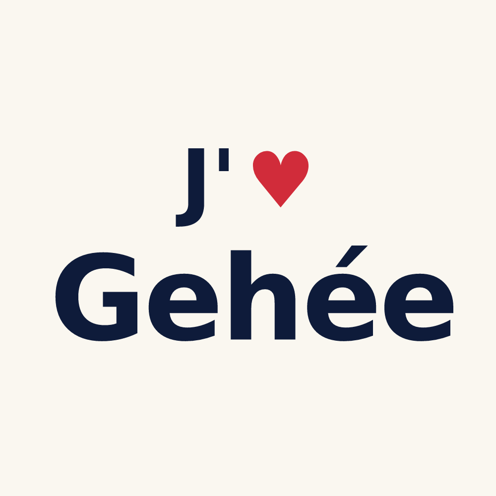 Tasse personnalisée Gehée — design J'aime Gehée