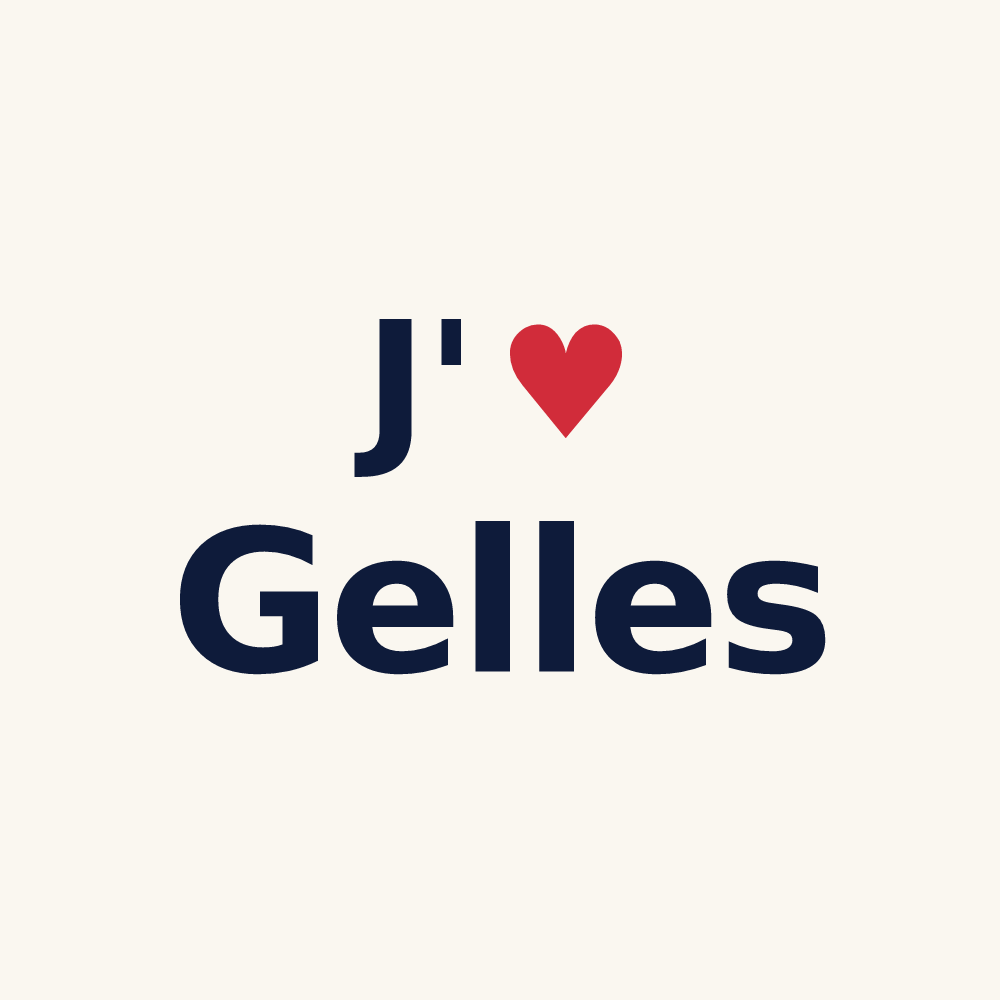 Tasse personnalisée Gelles — design J'aime Gelles