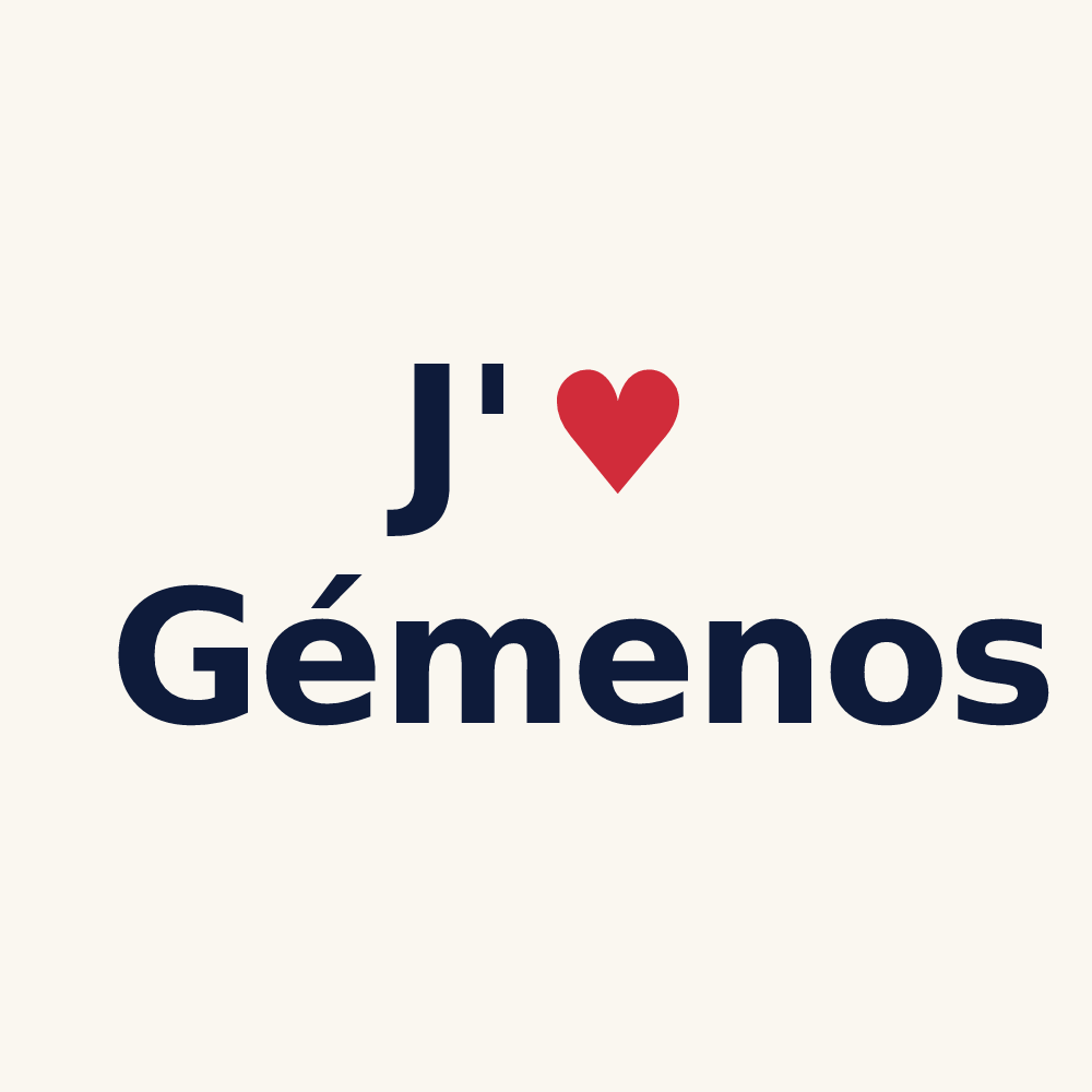Tasse personnalisée Gémenos — design J'aime Gémenos