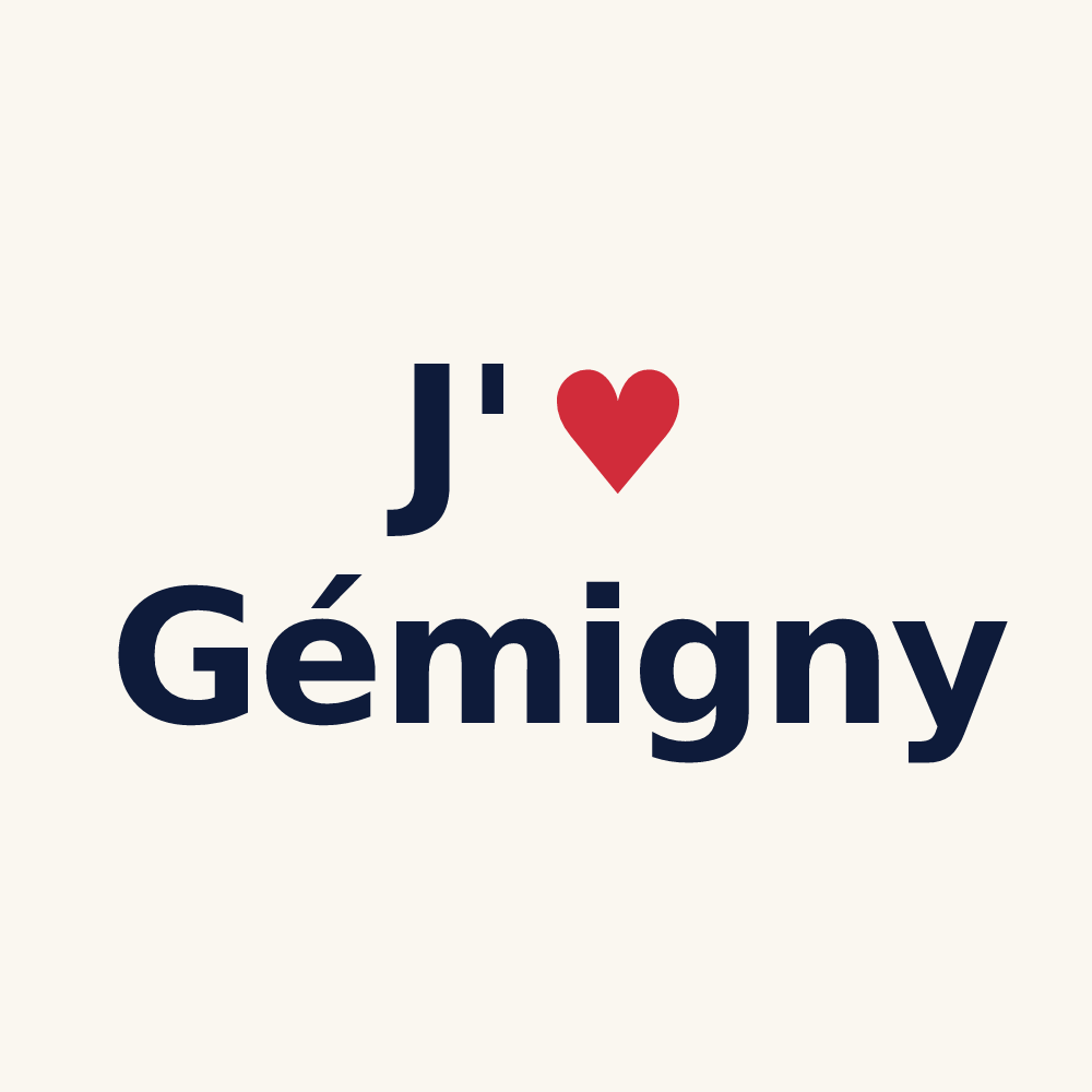 Tasse personnalisée Gémigny — design J'aime Gémigny