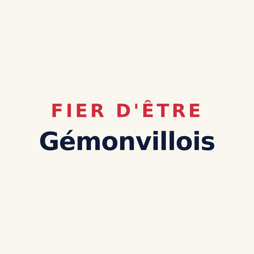 Tasse « Fier d'être Gémonvillois » — design pour Gémonville