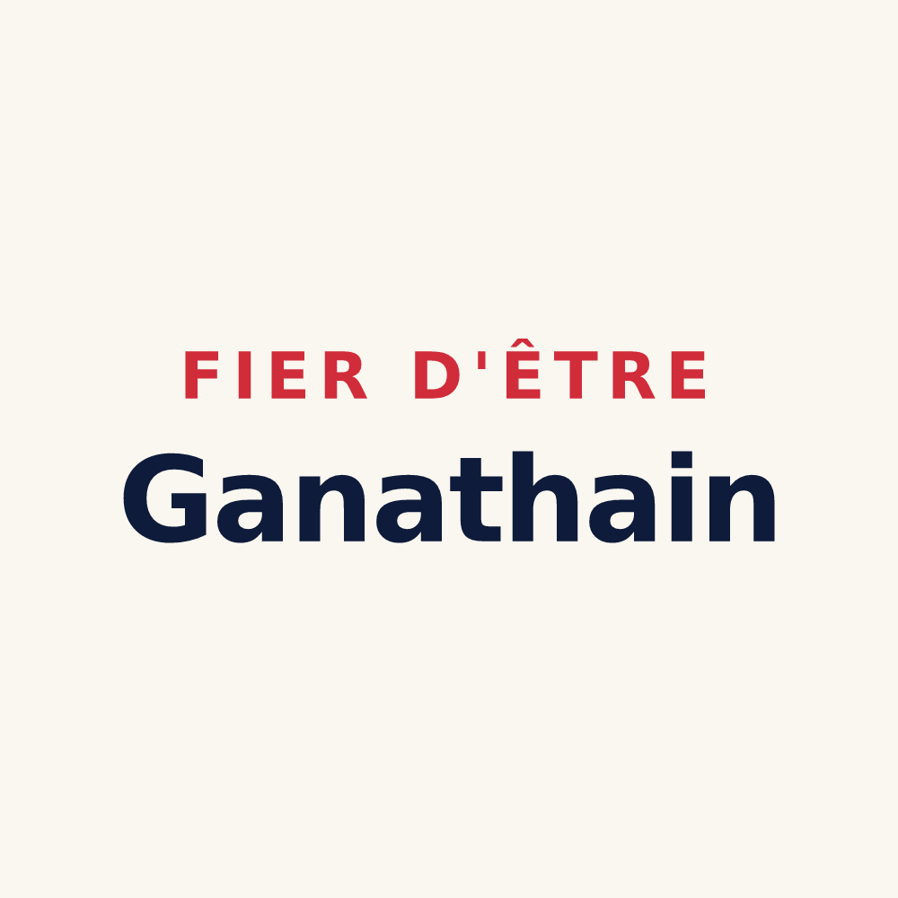 Tasse « Fier d'être Ganathain » — design pour Genay