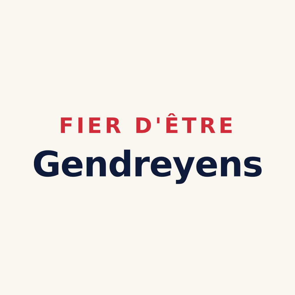 Tasse « Fier d'être Gendreyens » — design pour Gendrey