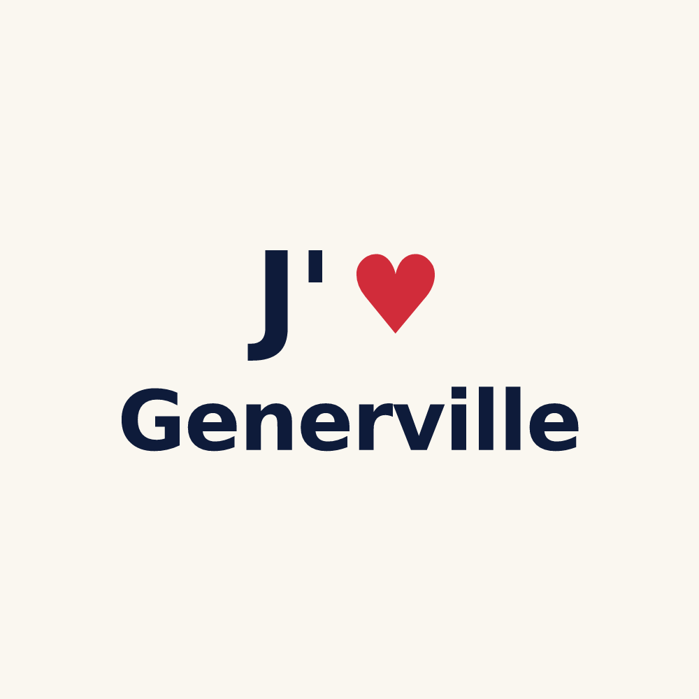 Tasse personnalisée Generville — design J'aime Generville