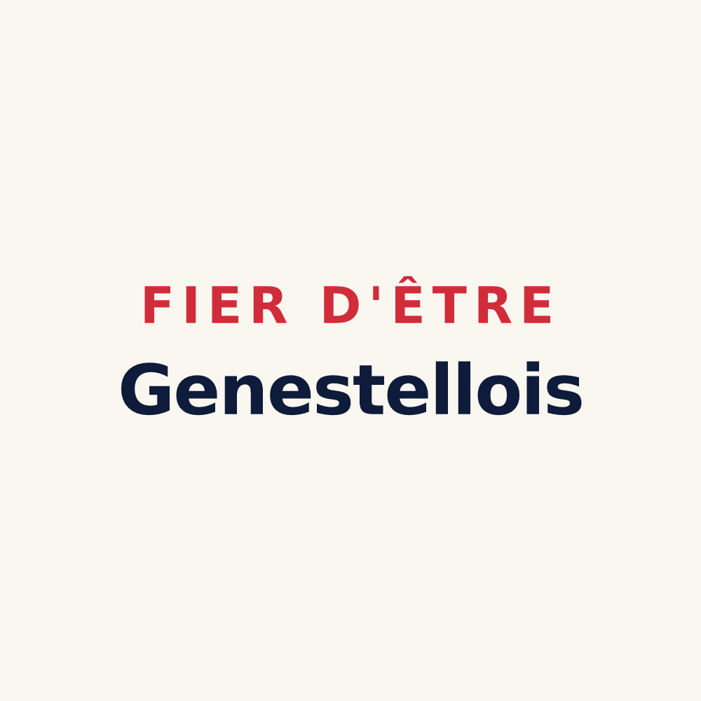 Tasse « Fier d'être Genestellois » — design pour Genestelle