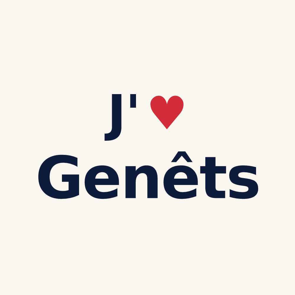 Tasse personnalisée Genêts — design J'aime Genêts