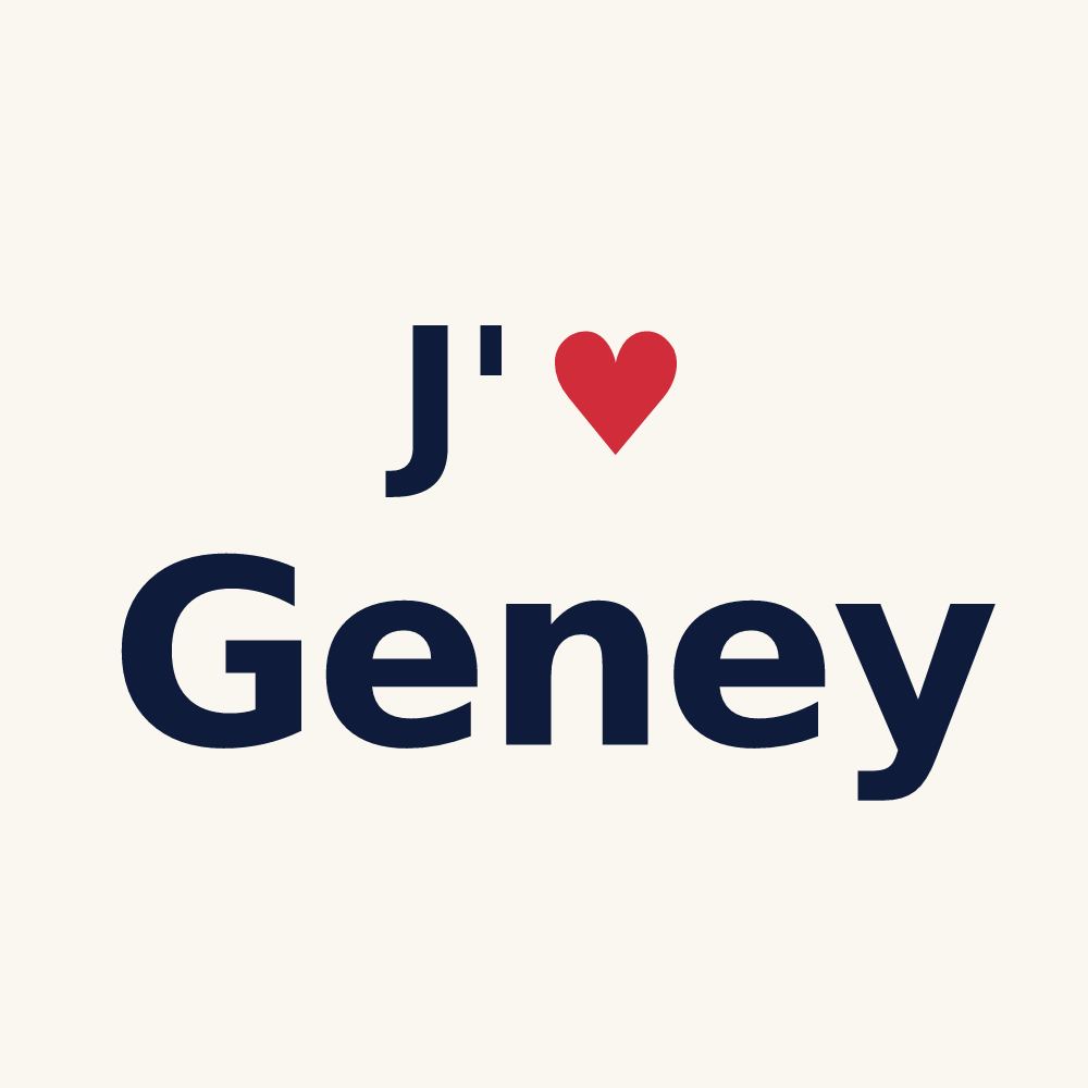 Tasse personnalisée Geney — design J'aime Geney