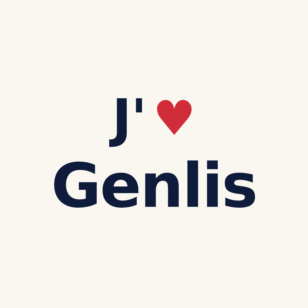Tasse personnalisée Genlis — design J'aime Genlis