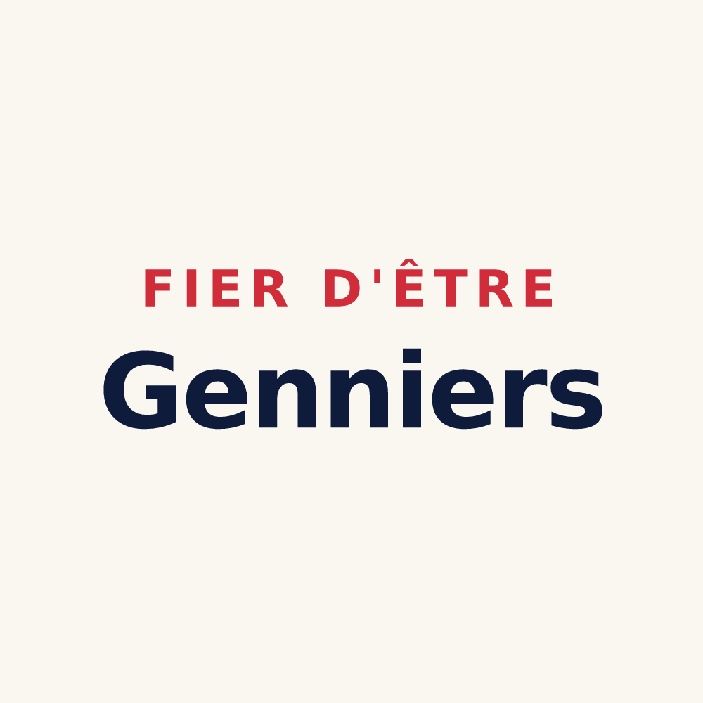 Tasse « Fier d'être Genniers » — design pour Gennes
