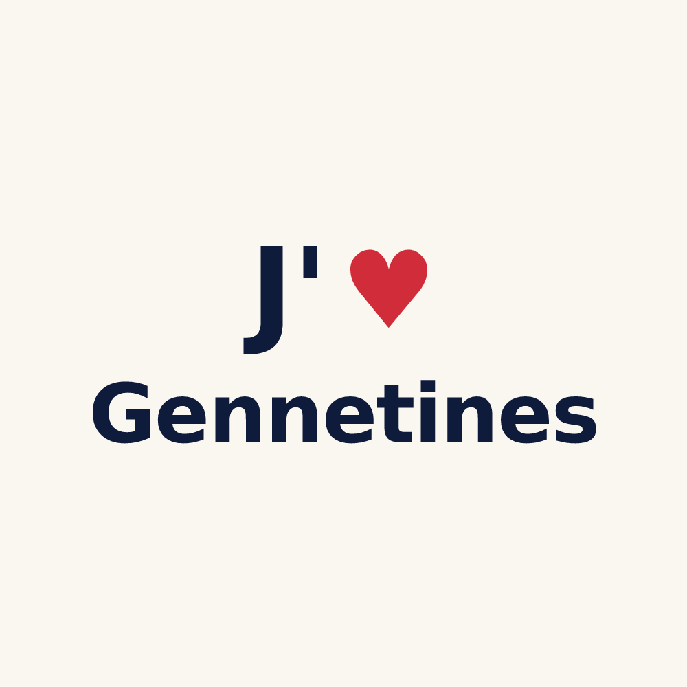 Tasse personnalisée Gennetines — design J'aime Gennetines