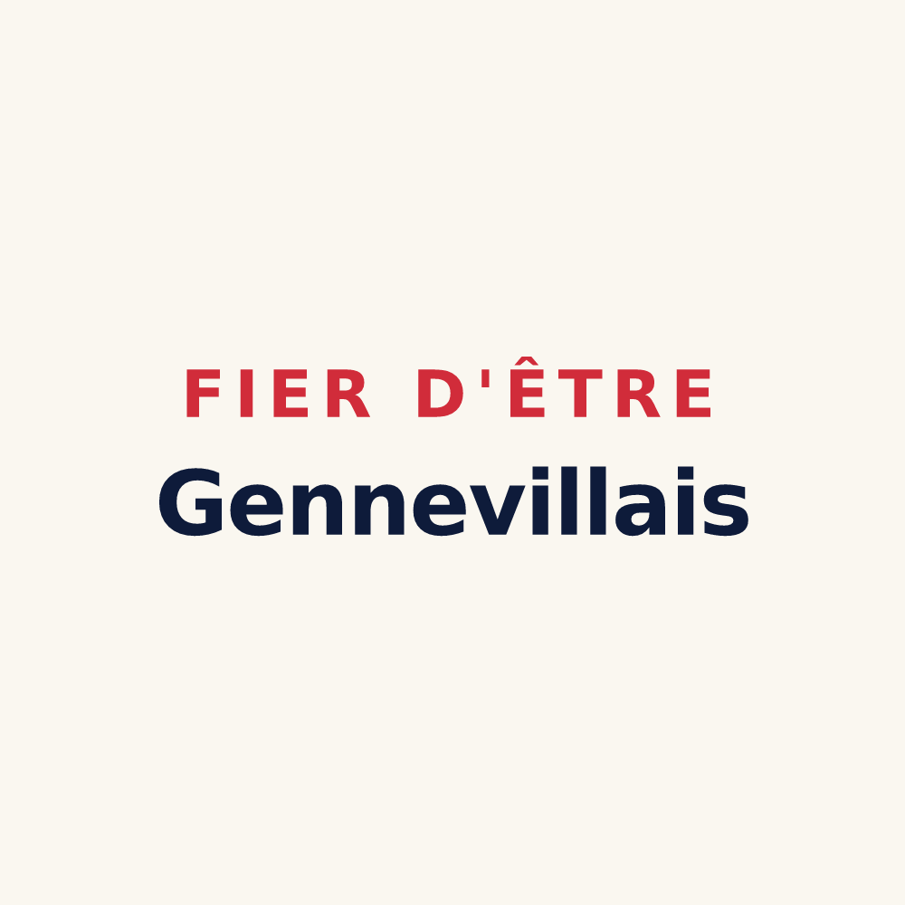 Tasse « Fier d'être Gennevillais » — design pour Genneville