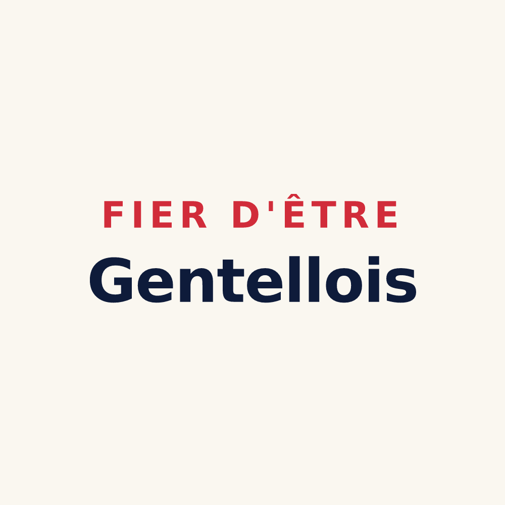 Tasse « Fier d'être Gentellois » — design pour Gentelles