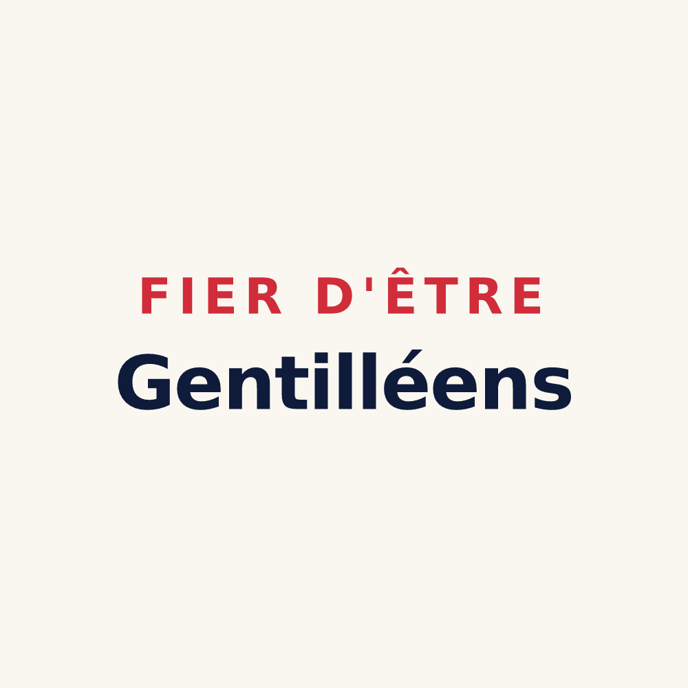 Tasse « Fier d'être Gentilléens » — design pour Gentilly