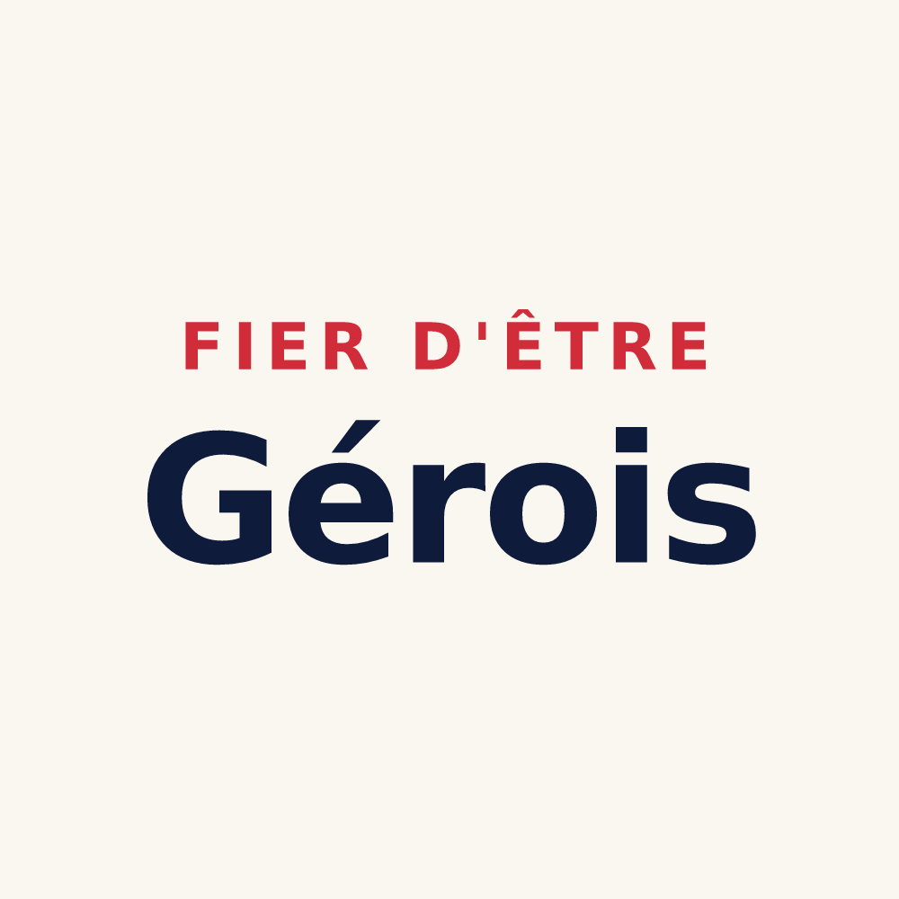 Tasse « Fier d'être Gérois » — design pour Ger