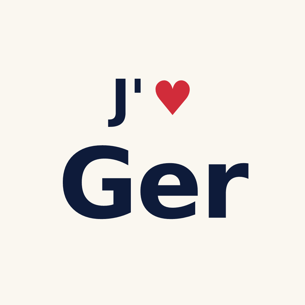 Tasse personnalisée Ger — design J'aime Ger